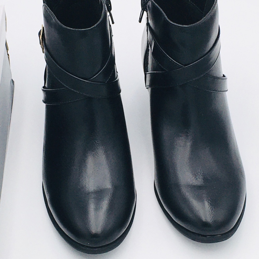 Ankle Booties-Falonn-Black